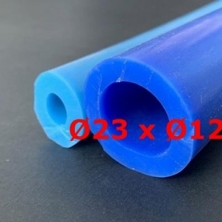 M. BLUE (RAL APPROX.5012) SILICONE TUBE FOOD GRADE 50 SHº (±5) Øe 23mm X Øi 12 mm (±0.4) TOL E1