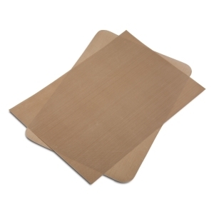 QUALIFLON COOKING SHEET 585 mm X 385 mm X 0,08 mm. Rounded Corners